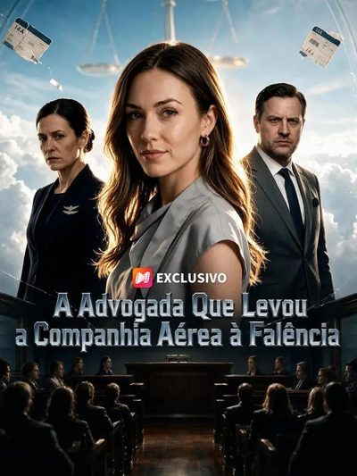 Capa da minisserie A Advogada que Levou a Companhia Aérea à Falência