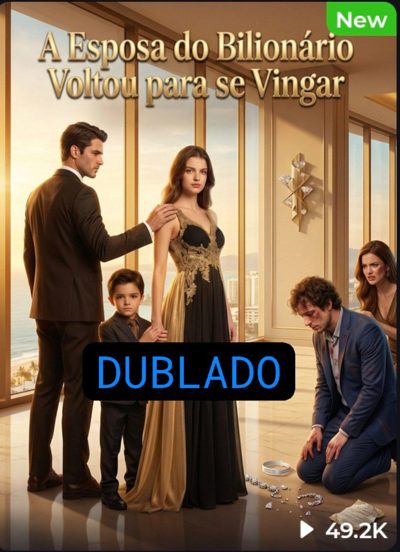 Capa da minisserie A Esposa do Bilionário Voltou para Se Vingar Dublado 📍curta Metragem 🟡 Feito por "ia" dublado