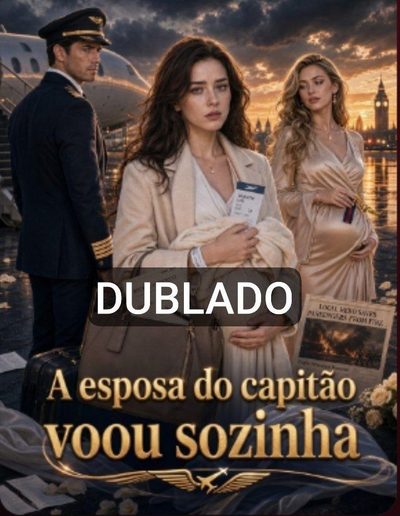 Capa da minisserie A Esposa do Capitão Voou Sozinha dublado