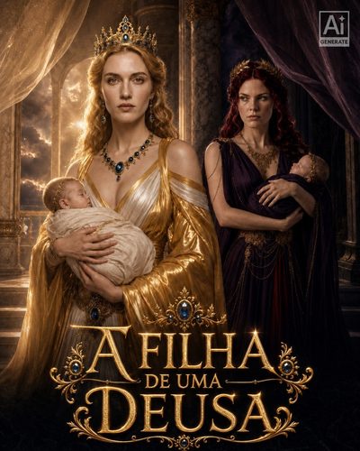 Capa da minisserie A Filha Deu uma Deusa a Filha de uma Deusa