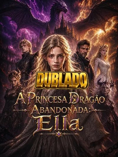 Capa da minisserie A Princesa Dragão Abandonada Ella dublado