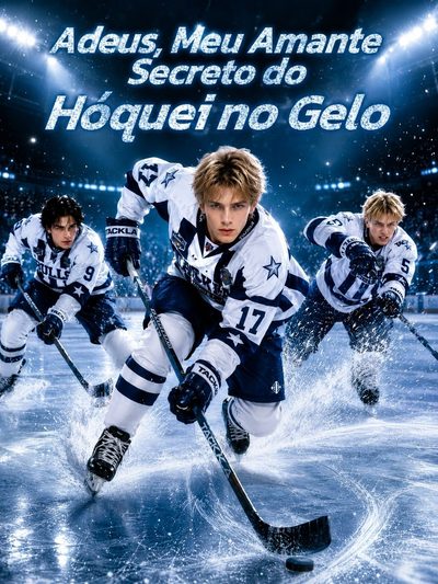 Capa da minisserie Adeus Meu Amante Secreto do Hóquei no Gelo Bl