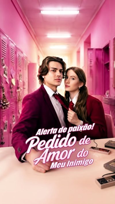 Capa da minisserie Alerta de Paixão! Pedido de Amor do Meu Inimigo Crush Alert! Love Request From My Enemy