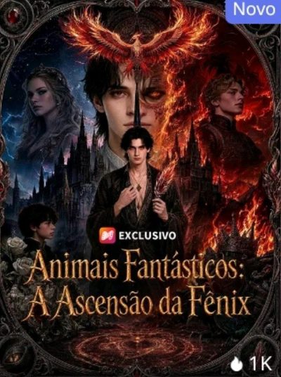 Capa da minisserie Animais Fantásticos: a Ascensão da Fênix