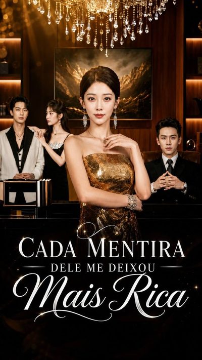 Capa da minisserie Cada Mentira Dele Me Deixou Mais Rica Where Lies Became a Ladder