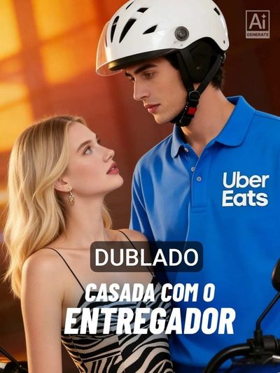 Capa da minisserie Casada com Entregador dublado