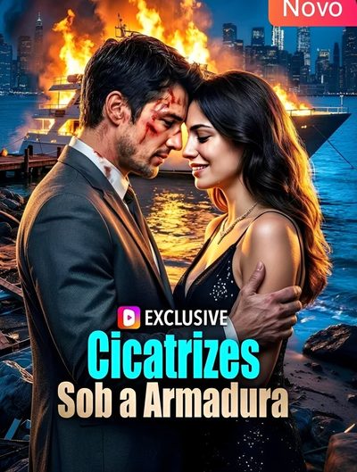 Capa da minisserie Cicatrizes sob a Armadura