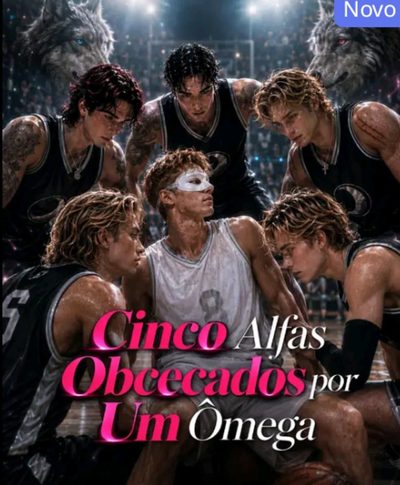 Capa da minisserie Cinco Alfas Obcecados por Um Ômega