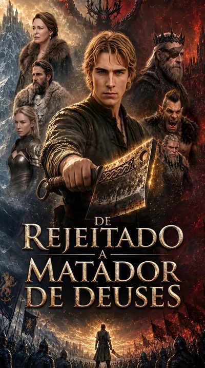 Capa da minisserie De Rejeitado a Matador de Deuses