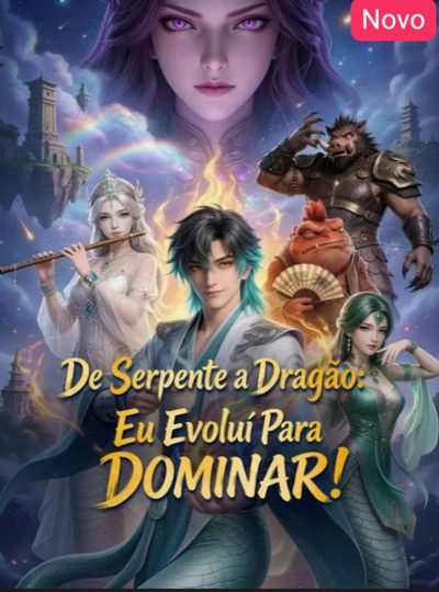 Capa da minisserie De Serpente a Dragão: Eu Evoluí para Dominar!