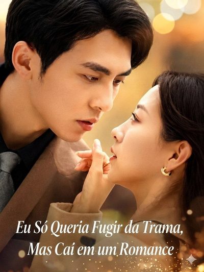Capa da minisserie Eu Só Queria Fugir da Trama Mas Cai em Um Romance