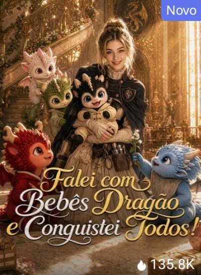 Capa da minisserie Falei com Bebês Dragão e Conquistei Todos!