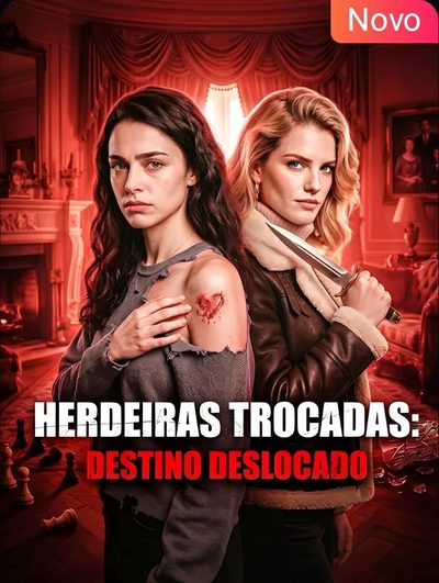 Capa da minisserie Herdeiras Trocadas: Destino Deslocado