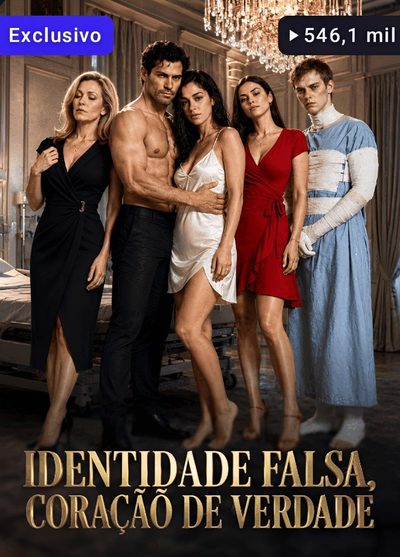 Capa da minisserie Identidade Falsa Coração de Verdade dublado