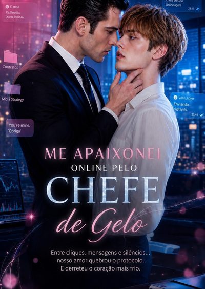 Capa da minisserie Me Apaixonei Online Pelo Chefe de Gelo - Lgbt Bl ️