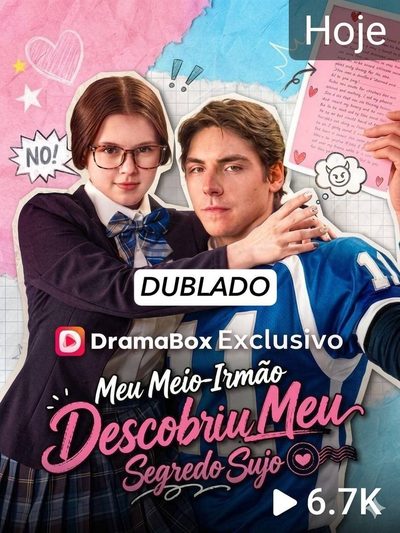 Capa da minisserie Meu Meio-irmão Descobriu Meu Segredo Sujo