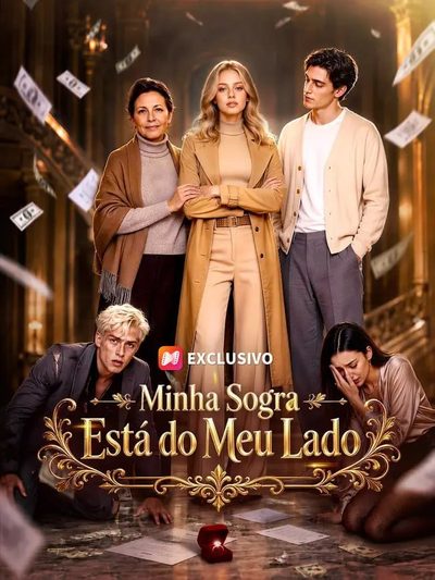 Capa da minisserie Minha Sogra Está ao Meu Lado