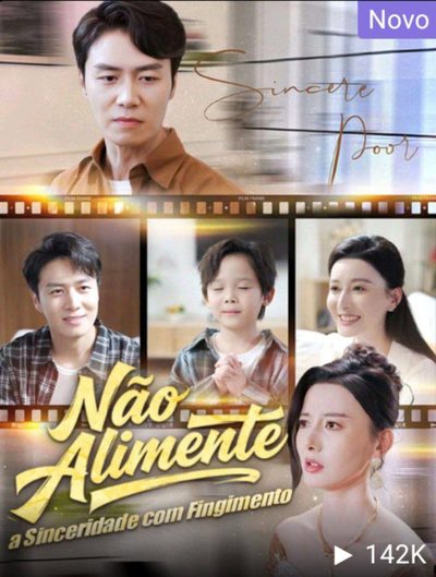 Capa da minisserie Não Alimente a Sinceridade com Fingimento