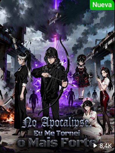 Capa da minisserie No Apocalipse Eu Me Tornei o Mais Forte