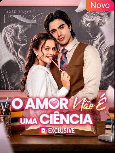 Capa da minisserie O Amor Não É uma Ciência