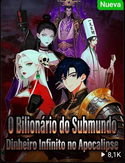 Capa da minisserie O Bilionário do Submundo Dinheiro Infinito no Apocalipse