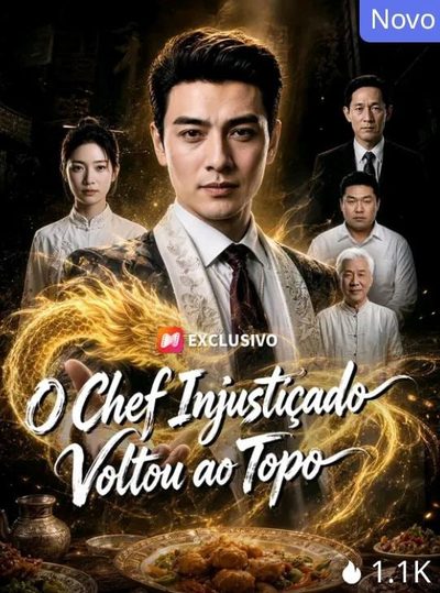 Capa da minisserie O Chef Injustiçado Volta ao Topo