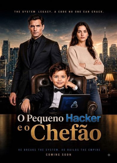 Capa da minisserie O Pequeno Hacker e o Chefão
