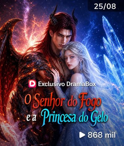 Capa da minisserie O Senhor do Fogo e a Princesa do Gelo