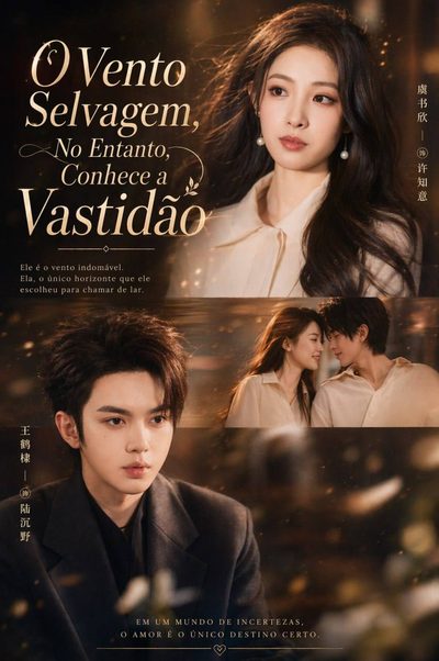 Capa da minisserie O Vento Selvagem, no Entanto, Conhece a Vastidão Depois do Divórcio, Você que Corra Atrás