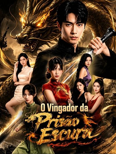 Capa da minisserie O Vingador da Prisão Escura the Avenger From the Darkest Prison