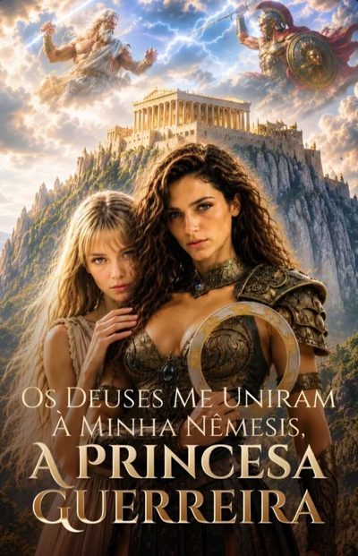 Capa da minisserie Os Deuses Me Uniram à Minha Nèmesis. a Princesa Guerreira