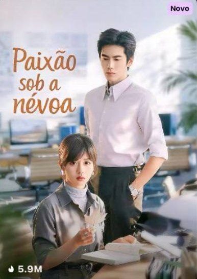 Capa da minisserie Paixão sob a Névoa