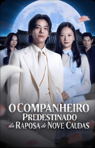 Capa da minisserie Parceira Predestinada da Raposa de Nove Caldas o Companheiro Predestinado da Raposa de Nove Caudas Fated Mate of the Nine-tailed Fox.