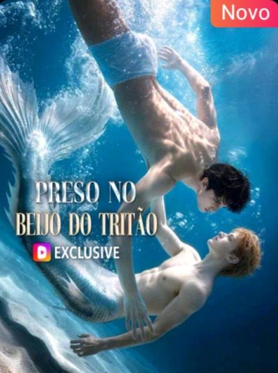 Capa da minisserie Preso no Beijo do Tritão - Lgbt Bl