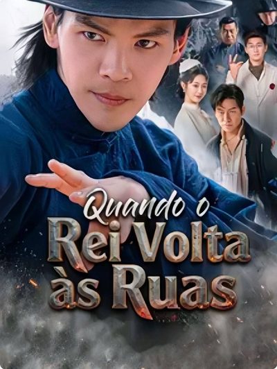 Capa da minisserie Quando o Rei Volta as Ruas