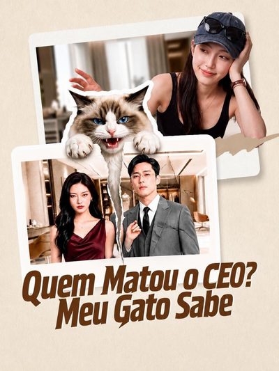 Capa da minisserie Quem Matou o Ceo? Meu Gato Sabe