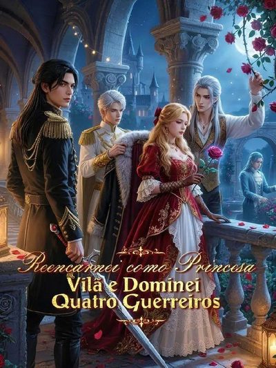 Capa da minisserie Reencarnei Como Princesa Vilã e Dominei Quatro Guerreiros dublado