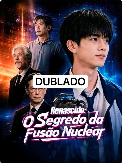 Capa da minisserie Renascido: o Segredo da Fusão Nuclear dublado