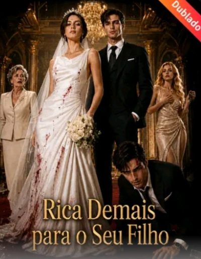 Capa da minisserie Rica Demais para o Seu Filho.