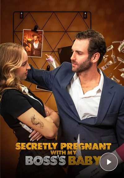 Capa da minisserie Secretamente Grávida do Bebê do Meu Chefe Secretly Pregnant With My Boss’s Baby