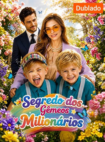 Capa da minisserie Segredo dos Gêmeos Milionários