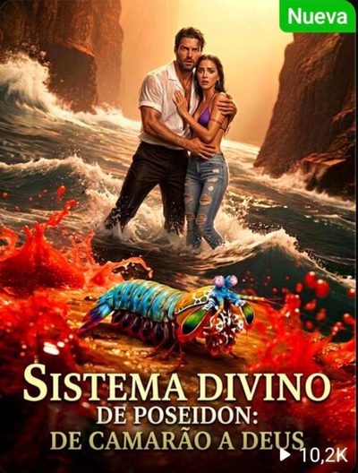 Capa da minisserie Sistema Divino de Posêidon: de Camarão a Deus