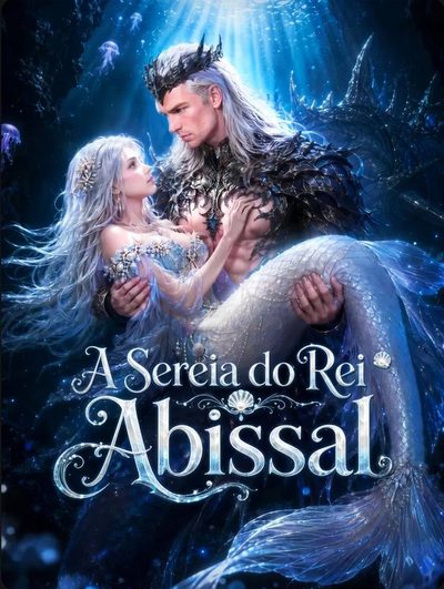 Capa da minisserie Uma Noite Proibida com o Rei do Mar a Sereia do Rei Abissal