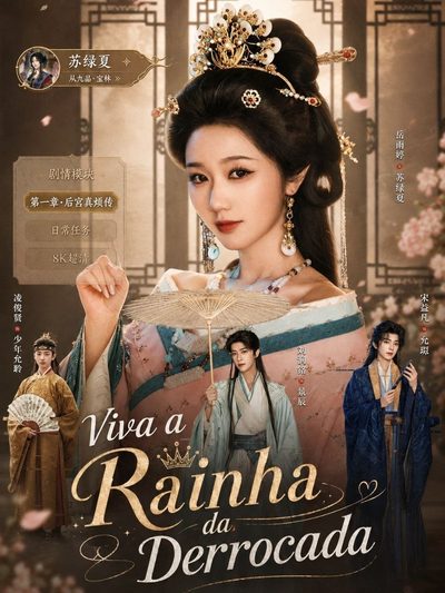Capa da minisserie Viva a Rainha da Derrocada